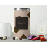 Bote de chocolat monbana message