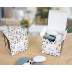 Botes  drages personnalises avec drages chocolat et amandes - fleurs des champs