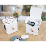 Botes  drages personnalises avec drages chocolat et amandes - mariage bohme