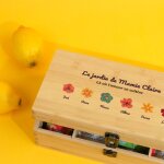 Bote  th personnalise - famille fleurs