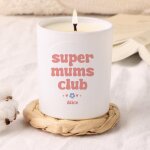 Bougie blanche personnalisée - cool mums club Bougie blanche personnalisée - cool mums club