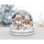Boule  neige flocons personnalise - photo
