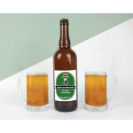 Bouteille de bire personnalise message