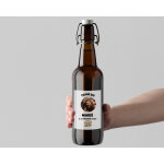 Bouteille de bire personnalise photo - enterrement de vie de garon
