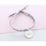Bracelet enfant personnalisable - bleu ou rose