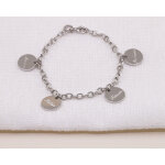 Bracelet mdailles - argent vritable