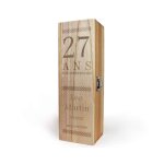 Caisse  vin personnalisable homme 27 ans