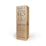 Caisse  vin personnalisable homme 63 ans