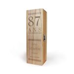 Caisse  vin personnalisable homme 87 ans