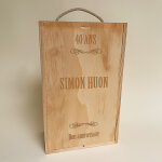 Caisse  vin premium personnalise - anne vintage