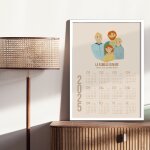 Calendrier personnalis - portrait de famille