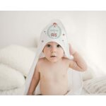 Cape de bain bb personnalisable - mon premier nol