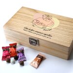 Coffret grav de chocolats monbana - premire fte des grands - mres