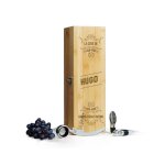 Coffret sommelier 4 accessoires personnalisé pour un hugo Coffret sommelier 4 accessoires personnalisé pour un hugo