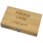 Coffret sommelier 5 accessoires personnalisé pour un hugo Coffret sommelier 5 accessoires personnalisé pour un hugo