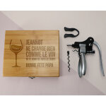 Coffret tire - bouchon personnalis - citation
