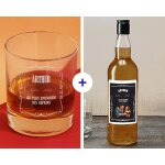 Coffret whisky - verre  whisky et bouteille de whisky personnaliss