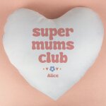 Coussin coeur personnalisé - cool mums club Coussin coeur personnalisé - cool mums club