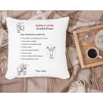 Coussin personnalisé - contrat d'amour Coussin personnalisé - contrat d'amour