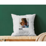 Coussin personnalis photo - dfinition maman