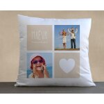 Coussin personnalisé photo - mon petit coeur Coussin personnalisé photo - mon petit coeur