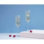 Fltes  champagne personnalises couple - mr & mrs