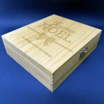 Grand coffret vin personnalis� - joyeux no�l