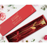 Grande rose en or dans son écrin personnalisable - aujourd'hui je t'aime depuis Grande rose en or dans son écrin personnalisable - aujourd'hui je t'aime depuis