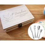 Kit couverts enfant grav - baptme / communion