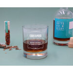 Kit de fabrication de whisky avec un verre personnalisé Kit de fabrication de whisky avec un verre personnalisé