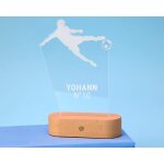 Lampe 3d personnalise - football