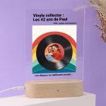 Lampe 3d personnalise - retro vibes