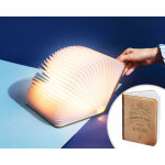 Lampe livre lumineux personnalisé - joyeux noël Lampe livre lumineux personnalisé - joyeux noël