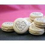 Macarons coeur prnoms couple