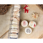 Macarons de nol personnalisables