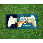 Manette de jeu en chocolat blanc personnalisée Manette de jeu en chocolat blanc personnalisée