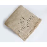 Maxi plaid personnalis pour une lucie