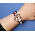 Montre bleu blanc rouge photo