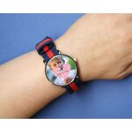Montre bleu rouge photo