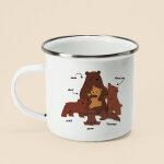 Mug maill personnalis - clins d'ours