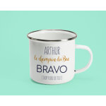 Mug émaillé personnalisé - diplômé(e) Mug émaillé personnalisé - diplômé(e)