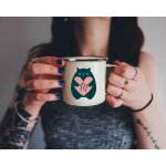 Mug émaillé personnalisé message - chat Mug émaillé personnalisé message - chat