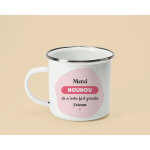 Mug maill personnalis photo - nounou