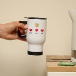 Mug isotherme personnalis� - maman et ses petits coeurs