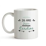 Mug avec message positif femme 26 ans