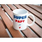 Mug personnalis - super papy