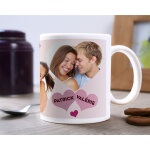 Mug personnalis photo - coeurs