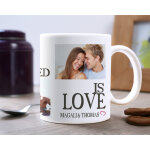 Mug personnalis photo - message d'amour