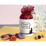 Mug personnalis prnom - mon petit chat - avec chocolats monbana