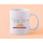 Mug personnalis� - tu vas �tre tata